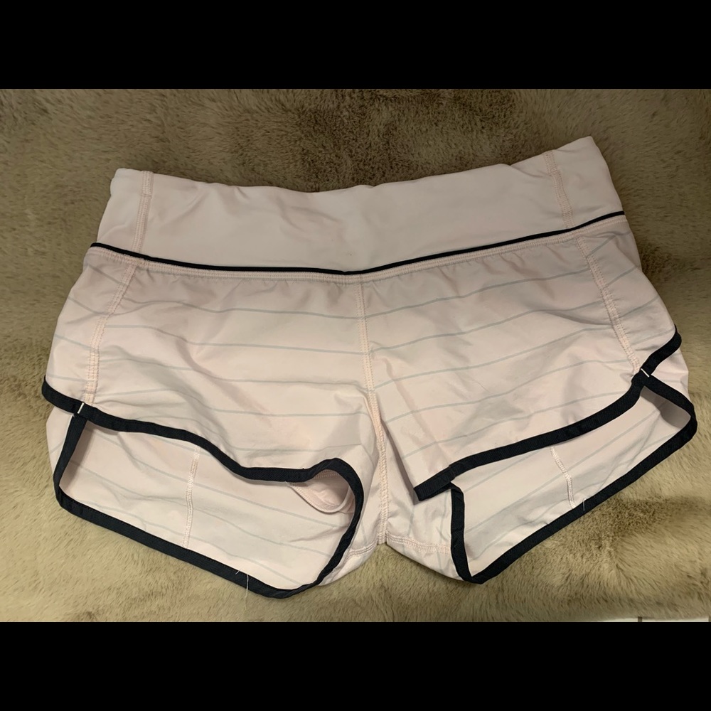Lululemon light pink shorts